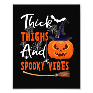 Impression Photo Cuisses Épaisses Et Vibrations Sombres Halloween A
