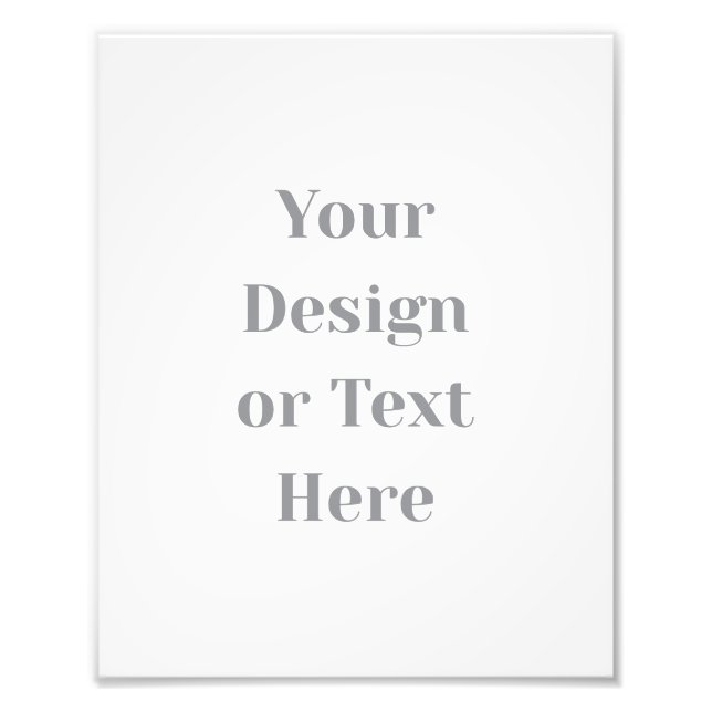 Impression Photo Customizable Your Design or Text Here Personalized (Devant)