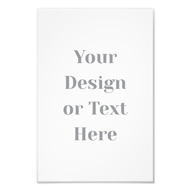 Impression Photo Customizable Your Design or Text Here Personalized (Devant)