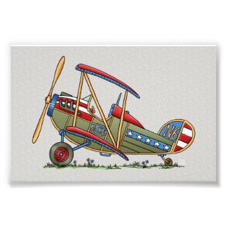 Impression Photo Cute Biplane
