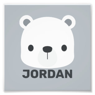 Impression Photo Cute Little Polar Bear