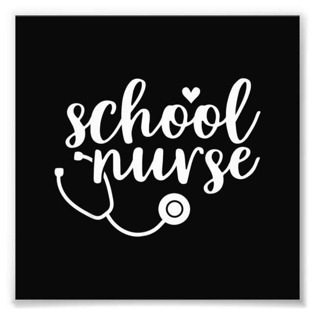 Impression Photo Cute School Nurse Appreciation (Devant)