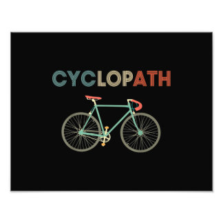 Impression Photo Cyclopath Funny Bicycle Cyclist Humor