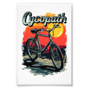 Impression Photo Cycopath : Conception du vélo couché de soleil