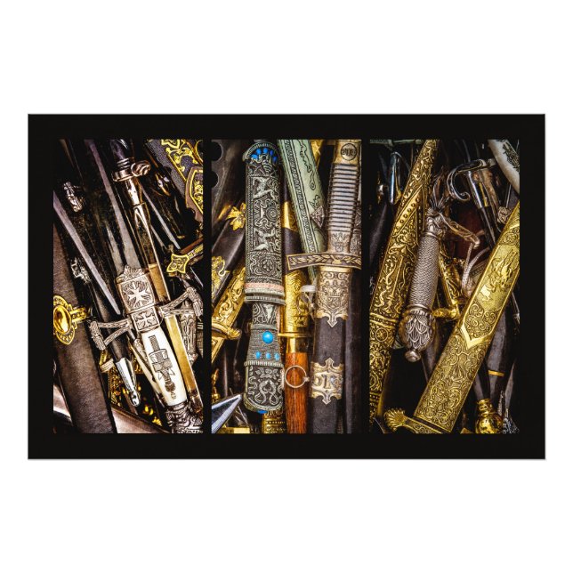 Impression Photo Dagers, Dirks et Sabres (Devant)