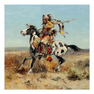 Impression Photo « Dakota Chief » Western Art de Charles M Russell
