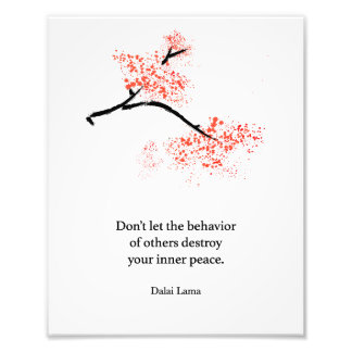 Impression Photo Dalai Lama, citation du Dalaï Lama, affiche du Dal