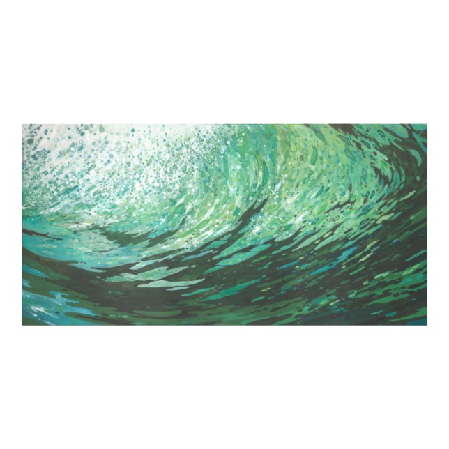 Impression photo d'algues sur une vague par Margar (Devant)