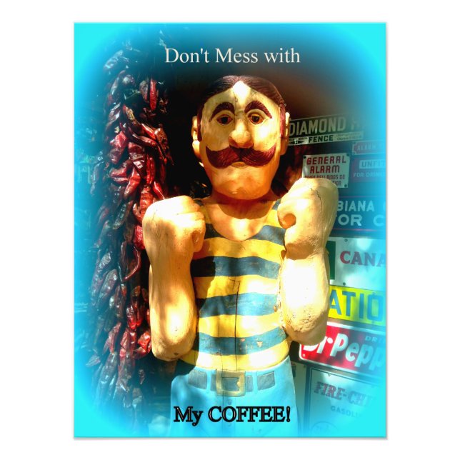 impression photo d'amateur de café (Devant)