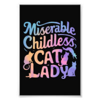 Dame Chaton Sans Enfant Misérable
