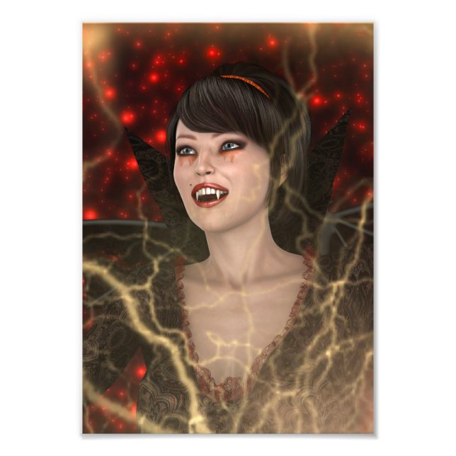 Impression Photo Dame Vamp (Devant)