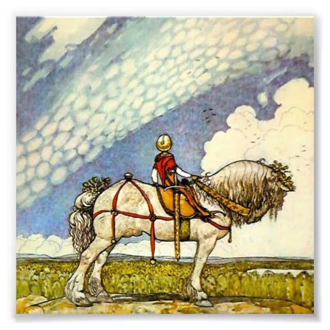 Impression Photo « Dans le vaste monde » de John Bauer (Devant)