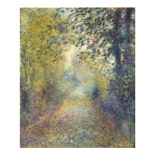 Impression Photo Dans les bois par Pierre-Auguste Renoir
