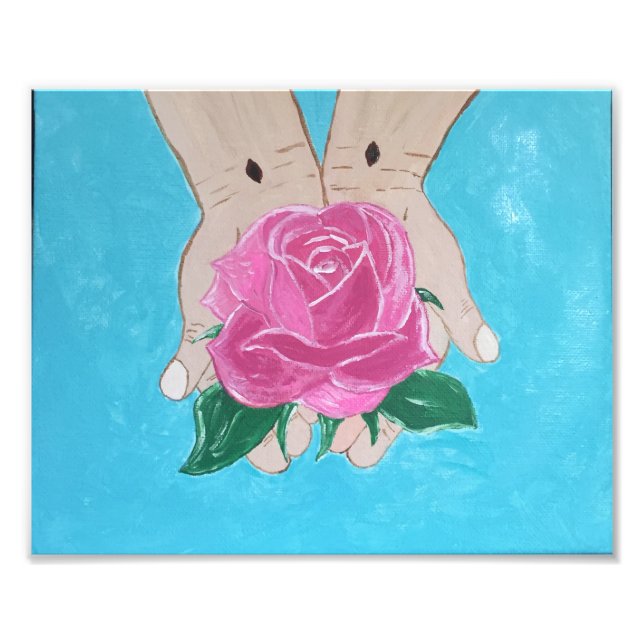 Impression Photo Dans Ses Mains (Devant)