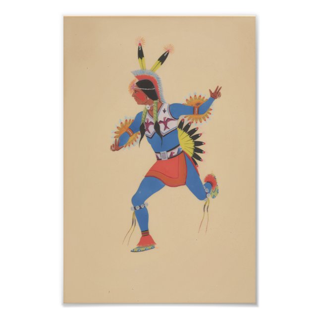 Impression Photo Danse de guerre (ou Le Coureur) (Devant)