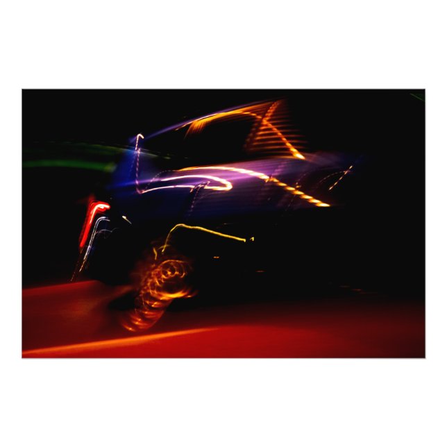 Impression Photo danse de voiture violette (Devant)