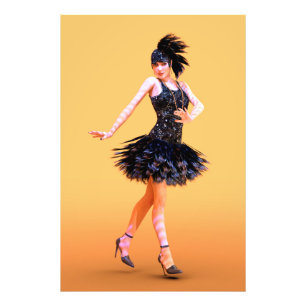 Impression Photo Danse Flapper Vintage