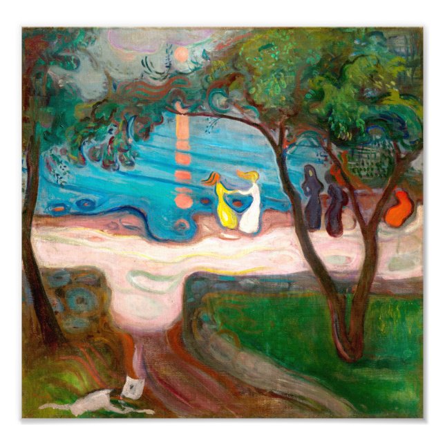 Impression Photo Danse sur une rive | Edvard Munch | (Devant)