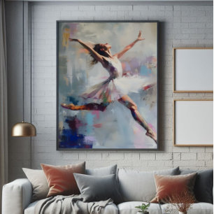 Impression Photo Danseur de ballet Art Abstrait