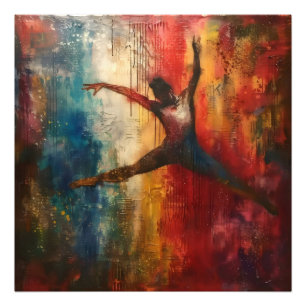 Impression Photo Danseur de ballet Art Abstrait