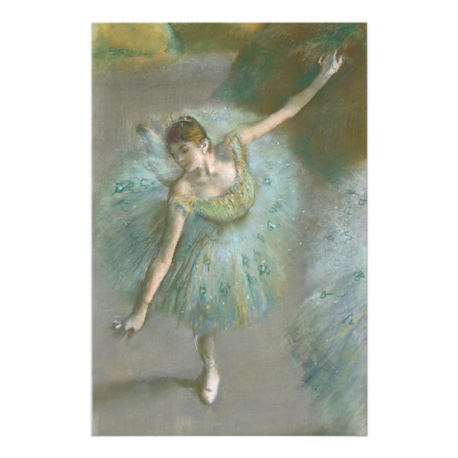 Impression Photo Danseuse dans Green Edgar Degas (Devant)