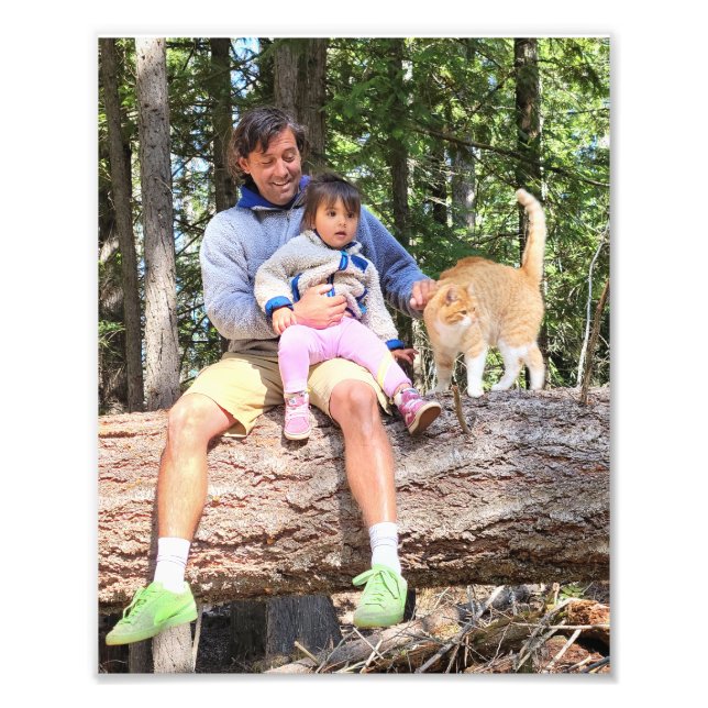 Impression photo de 8 po x 10 po || Log Love ! (Devant)