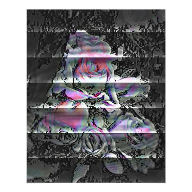 Impression photo de bouquet techno (Devant)