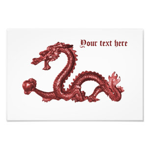 Impression photo de dragon