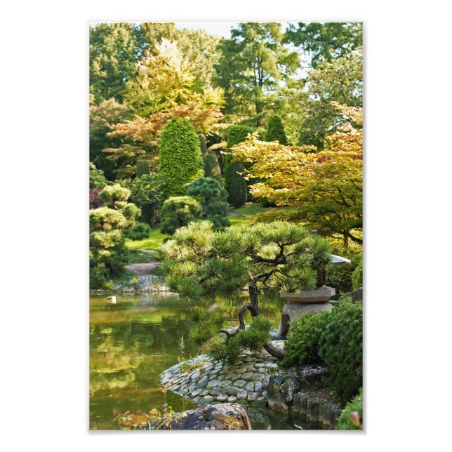 Impression photo de jardin japonais (Devant)