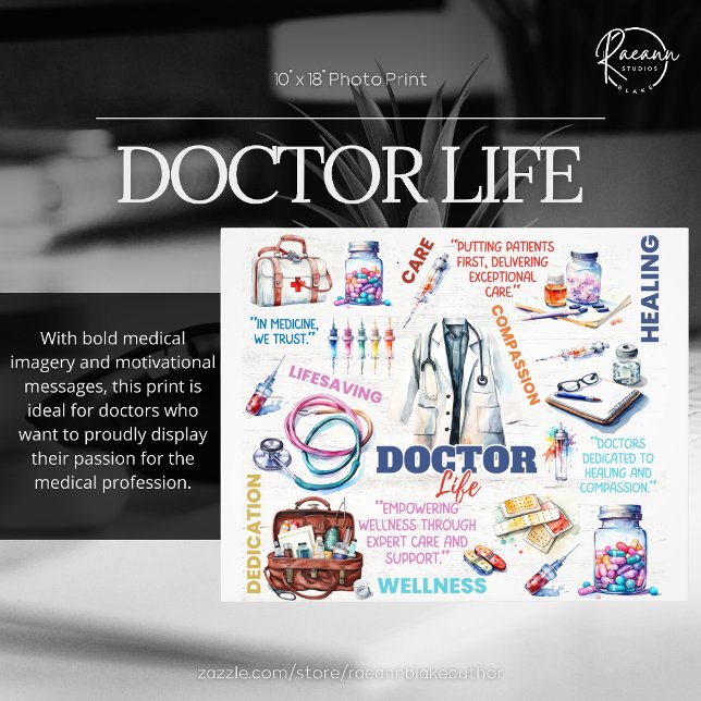 Impression photo de la vie de médecin (Créateur téléchargé)
