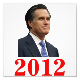 Impression photo de Mitt Romney 2012