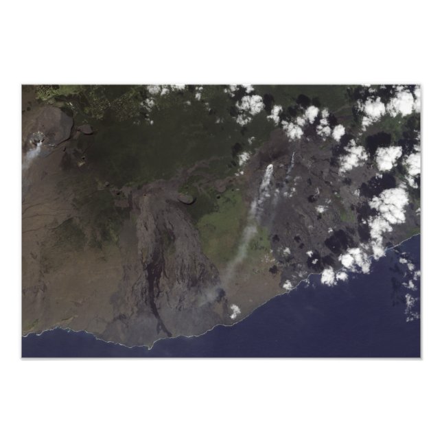 Impression Photo De multiples panaches soufflent vers le sud-sud-ou (Devant)