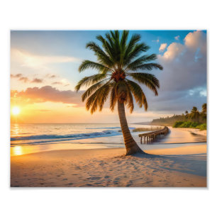 Impression photo de plage tropicale