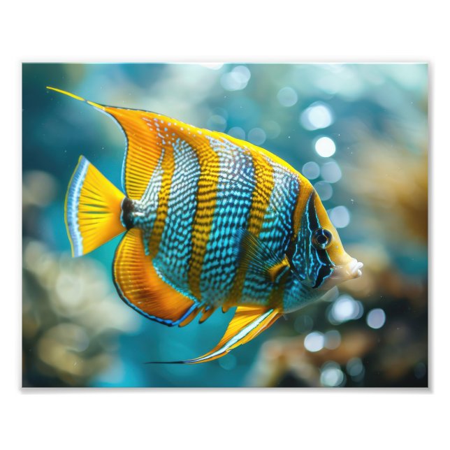 Impression photo de poisson tropical (Devant)