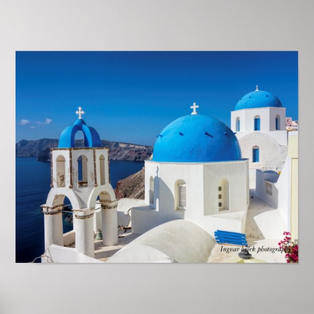 Impression photo de Santorin, Grèce (Devant)