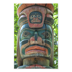 Impression photo de totem