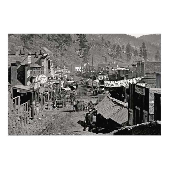 Impression Photo DEADWOOD, Dakota du Sud - Wild West Mining Town 18 (Devant)