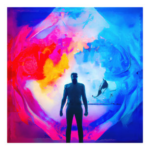 Impression Photo Debout dans les couleurs