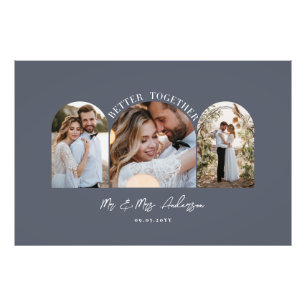 Impression Photo Décor de cadeau de mariage à plusieurs photos d'ar