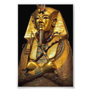Impression Photo Décoration murale d'art égyptien Pharaon doré