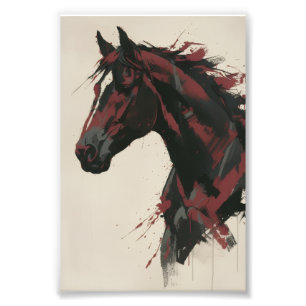 Impression Photo Décoration murale de cheval abstrait