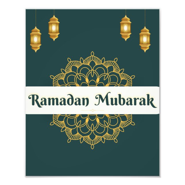 Impression Photo Décoration murale Ramadan Mubarak (Devant)