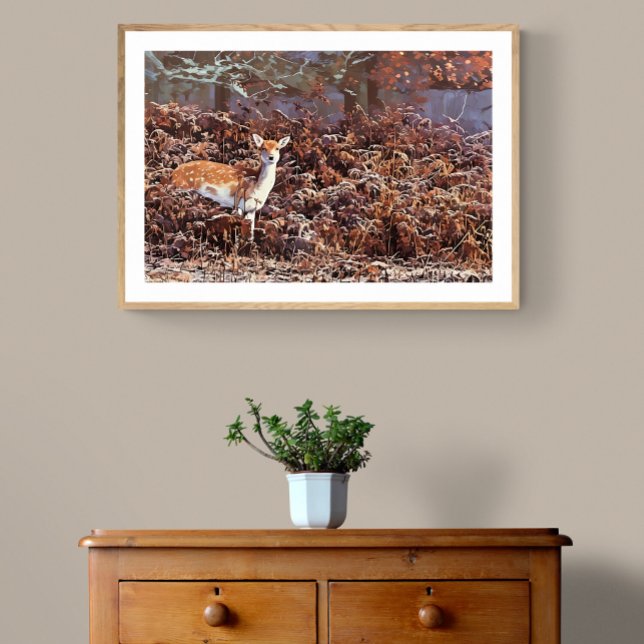 Impression Photo Deer en jachère à Bradgate Park (Créateur téléchargé)