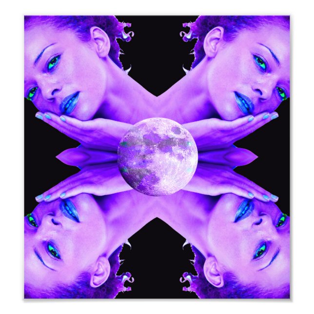Impression Photo Déesse Selene Moon (Devant)