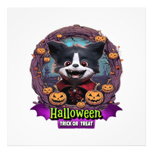 Impression Photo Déguisement de Halloween pour chiot
