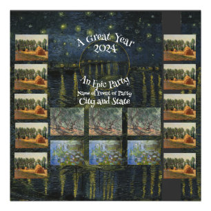 Impression Photo Déjeuner de brunch de thé Patio Garden 2024 Fête F