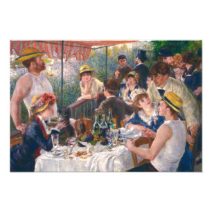 Impression Photo Déjeuner de la fête nautique, 1880 par Renoir
