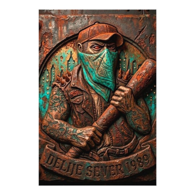 Impression Photo Delije Sever 1989 Embossed (Devant)