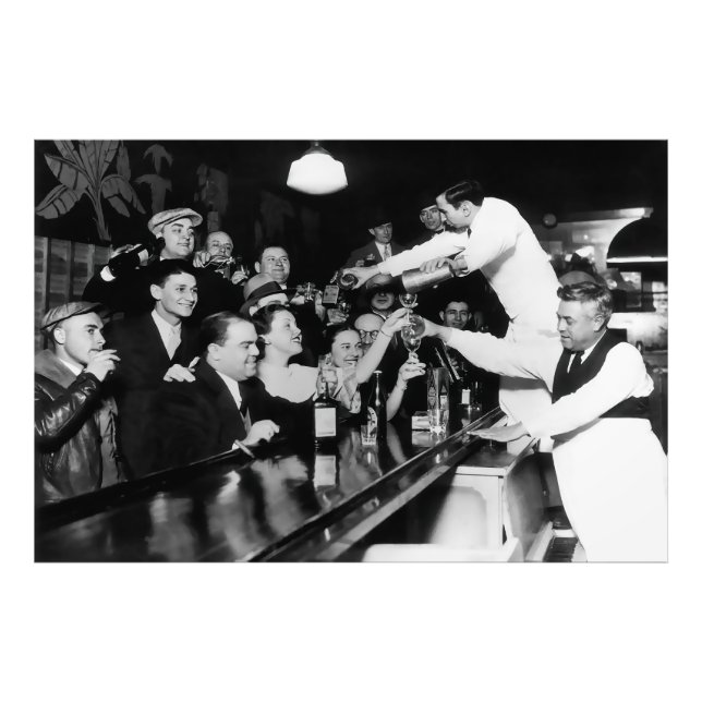 Impression Photo Demande insatiable d'alcool à la fin de l'interdic (Devant)