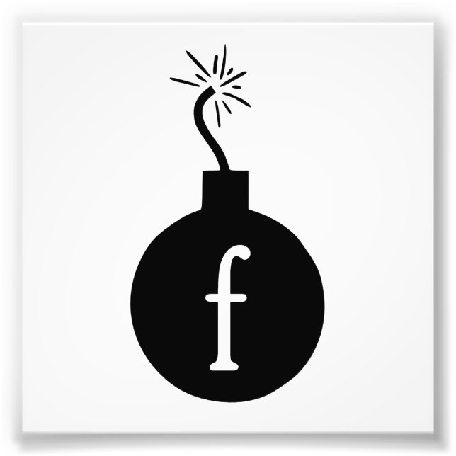 Impression Photo Déposez la bombe F (Devant)